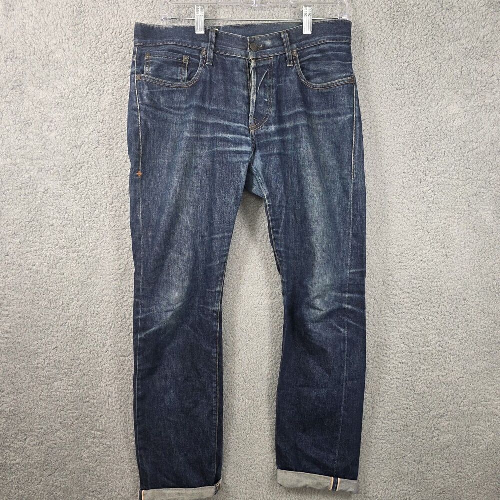 Imogene + Willie Jeans Mens 32x29 Japanese Denim Selvedge Barton Slim